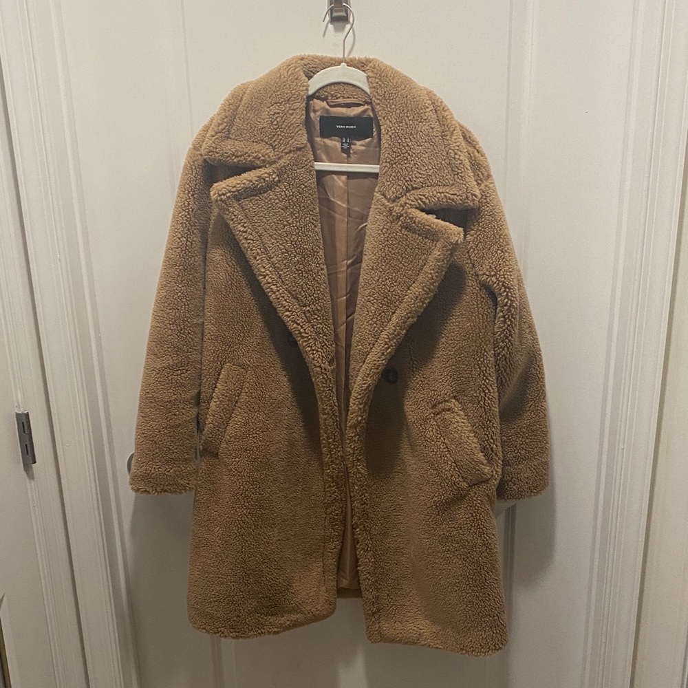 Vero Moda Tan Teddy Jacket